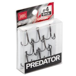 Крючки-тройники Lucky John PREDATOR серия LJH234 004, 8шт
