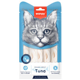 1шт*14г Лакомство Wanpy Cat для кошек Нежное пюре из Тунца