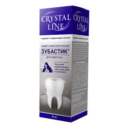 Спрей стоматологический Зубастик CRYSTAL LINE для животных, 30мл