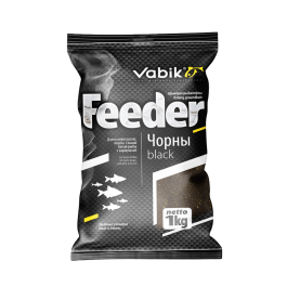 Прикормка VABIK FEEDER Черный, 1кг