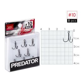 Крючки-тройники Lucky John PREDATOR серия LJH234 010, 8шт