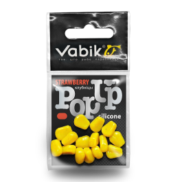 Приманка Vabik SILIСONE-BL POP-UP Кукуруза Клубника, 4г