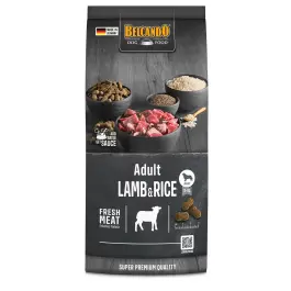 4кг Корм Belcando Lamb & Rice гипоаллергенный для взрослых собак всех пород с Ягнёнком и рисом