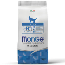 1,5кг Корм Monge Cat Urinary для кошек с профилактикой мочекаменной болезни (дефект упаковки)