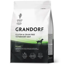 3кг Корм GRANDORF VET DOG RENAL для собак при хронической почечной недостаточности на основе бескостной Индейки