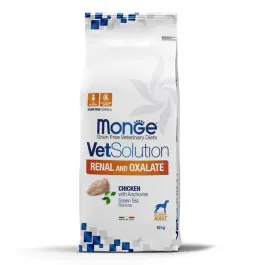 12кг Корм Monge VetSolution Dog Renal Oxalate Ветеринарная диета для собак с почечной недостаточностью, профилактика МКБ оксалатного типа