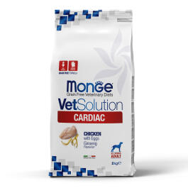2кг Корм Monge VetSolution Dog Cardiac Вет. диета для собак с заболеваниями сердца