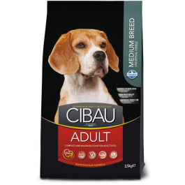 12кг Корм Farmina Cibau Adult MEDIUM для взрослых собак средних пород
