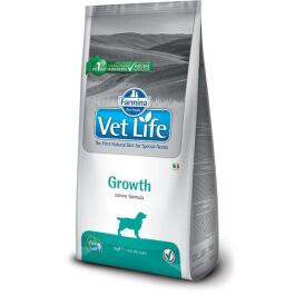 2кг Корм Farmina Vet Life Dog Growth диета для щенков с нарушением роста, при дефиците питательных веществ и для укрепления