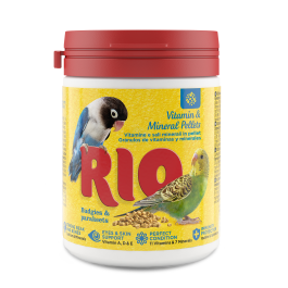 120г Витаминно-минеральные гранулы RIO для волнистых и средних попугаев (срок до 30.08.2026)