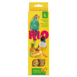 2*40гр RIO Sticks Tropical Fruit палочки для волнистых попугаев и экзотических птиц с тропическими фруктами
