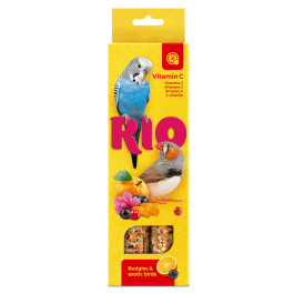 2*40г RIO Sticks палочки для волнистых попугаев и экзотических птиц с Витамином С