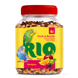 160гр Лакомство RIO Фруктово-Ягодная смесь для средних и крупных попугаев