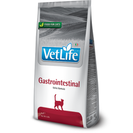 10кг Корм Farmina Vet Life Cat Gastrointestinal диета для взрослых кошек с воспалительными заболеваниями ЖКТ