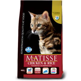 20кг Корм Farmina Matisse Chicken & Rice для взрослых кошек с Курицей и рисом