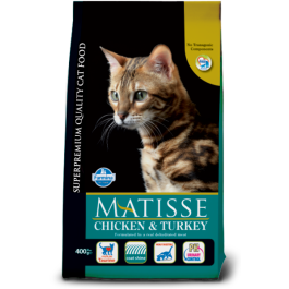1,5кг Корм Farmina Matisse Chicken & Turkey для взрослых кошек с Курицей и индейкой