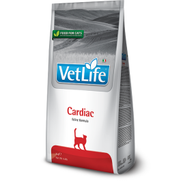 2кг Корм Farmina Vet Life Cat Cardiac диета для взрослых кошек с хронической сердечной недостаточностью