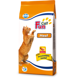 20кг Корм Farmina Fun Cat Meat для взрослых кошек с мясом