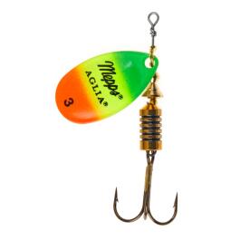 Блесна вращающаяся Mepps Aglia Fluo Tiger №3 6,5г