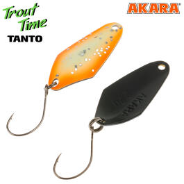 Блесна колеблющаяся фосфорная Akara Trout Time Tanto 30 2,2г №51P