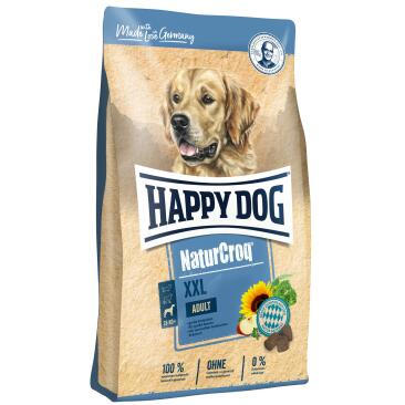 15кг Корм Happy Dog NaturCroq Adult XXL 21/10 для взрослых собак крупных (гигантских) пород с домашней Птицей