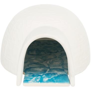 Иглу "TRIXIE" для грызунов, с охлаждающим дном, керамика, 13*9*15см, белый
