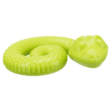 Игрушка "TRIXIE" для собак, для лакомств "Snack-Snake", 18см, бирюзовый