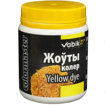 Компонент прикормки VABIK Colormaster Желтый, 100гр