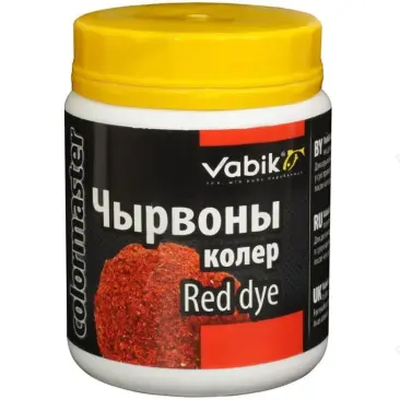 Компонент прикормки VABIK Colormaster Красный, 100гр