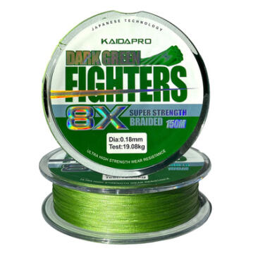Шнур плетеный KAIDA Pro Fighters 8x 150м 0,12мм, Green