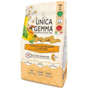 300гр Печенье Unica Gemma Косточки для собак всех пород