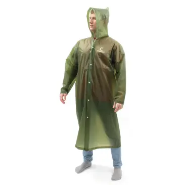 Плащ-дождевик Следопыт, EVA, на кнопках с капюшоном, 68*120см, Army Green, р. 48-50