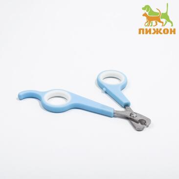 Ножницы-когтерезы Пижон с упором для пальца, микс