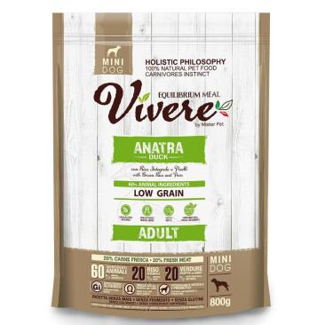3кг Корм Vivere Mini Adult Duck для собак мелких пород, Утка