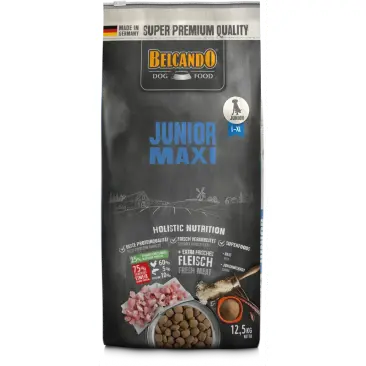 12,5кг Корм Belcando Junior Maxi для молодых собак крупных пород с 4-месячного возраста с Птицей