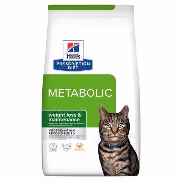 1,5кг Корм Hill's PD Prescription Diet Metabolic для кошек при избыточном весе и ожирении, с Курицей