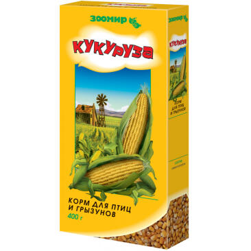 400гр Корм ЗООМИР "Кукуруза" для птиц и грызунов