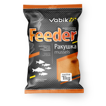 Прикормка Vabik FEEDER Ракушка 1кг