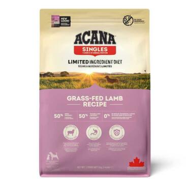 17кг Корм ACANA DOG GRASS-FED LAMB беззерновой для взрослых собак и щенков с Ягненком