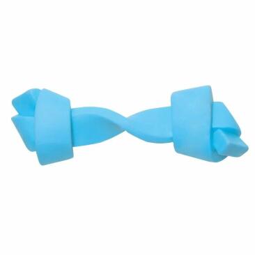Игрушка Triol PUPPY для щенков "Кость узловая", голубая, 135мм