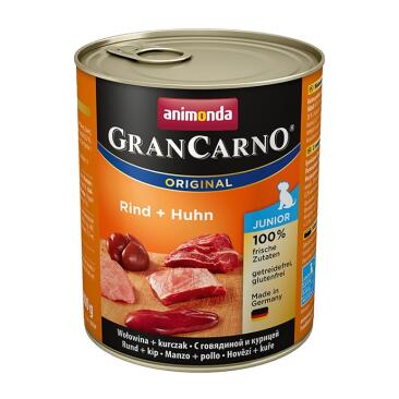 400гр Корм Animonda Gran Carno для щенков с Говядиной и Курицей