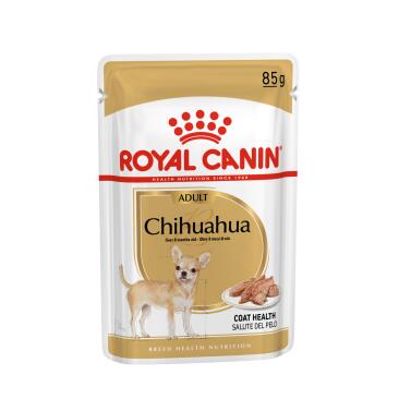 85г Влажный корм ROYAL CANIN Chihuahua Adult для взрослых собак породы Чихуахуа с 8 месяцев, паштет (пауч)