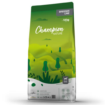 18кг Корм Craftia Champion Nature Ultra для взрослых собак средних и крупных пород из Ягненка с перепелкой
