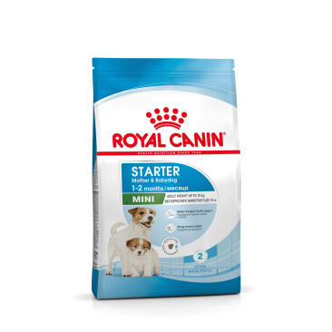 8,5кг Корм ROYAL CANIN Mini Starter для щенков мелких пород в период отъема и до 2х месяцев, беременных и кормящих сук
