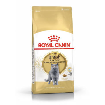 0,4кг Корм ROYAL CANIN British Shorthair Adult для взрослых Британских короткошерстных кошек с 12 месяцев