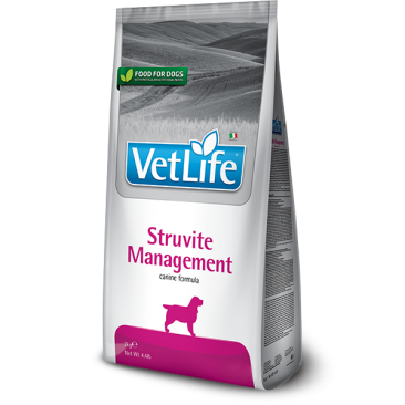 2кг Корм Farmina Vet Life Dog Struvite Management диета для взрослых собак для лечения и профилактики струвитного уролитиаза и идиопатического цистита