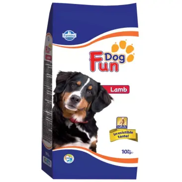 10кг Корм Farmina Fun Dog Lamb для взрослых собак всех пород с проблемами пищевой аллергии с Ягнёнком