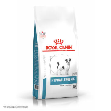 1кг Корм ROYAL CANIN Hypoallergenic Small Dog диета для взрослых собак мелких пород при пищевой аллергии или непереносимости