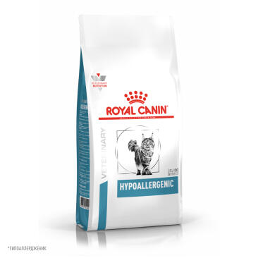 2,5кг Корм ROYAL CANIN Hypoallergenic Feline диета для взрослых кошек при пищевой аллергии