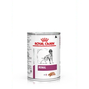 410гр Консервы ROYAL CANIN Renal диета для взрослых собак при острой или хронической почечной недостаточности, паштет